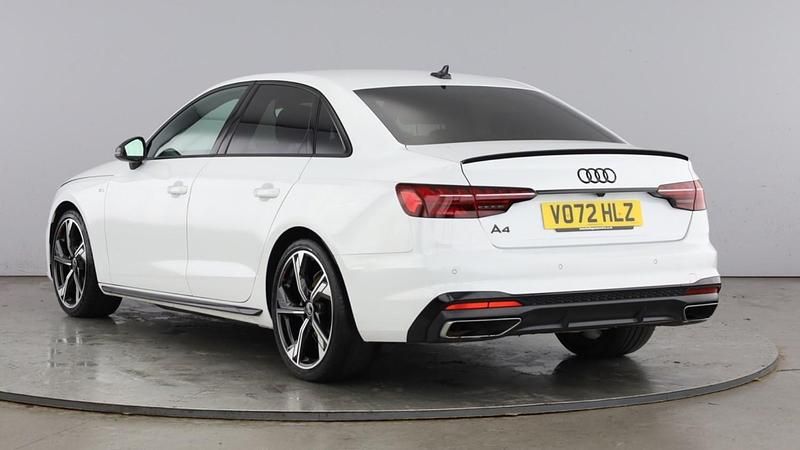 Used Audi A4 Black Edition 150 HP (110 kW) 2022 White Sedan