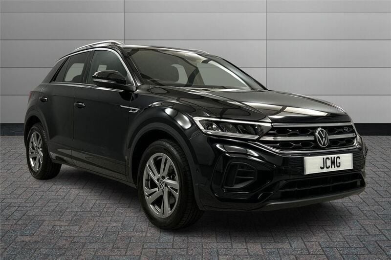 Black Used 2022 VW T-Roc R-line SUV | £22,795 (Fair price) - Image 1/4