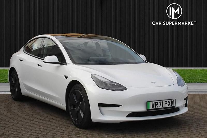 Used 2021 Tesla Model 3 Standard Range Plus Sedan | £18,185 (Good price) - Image 1/1