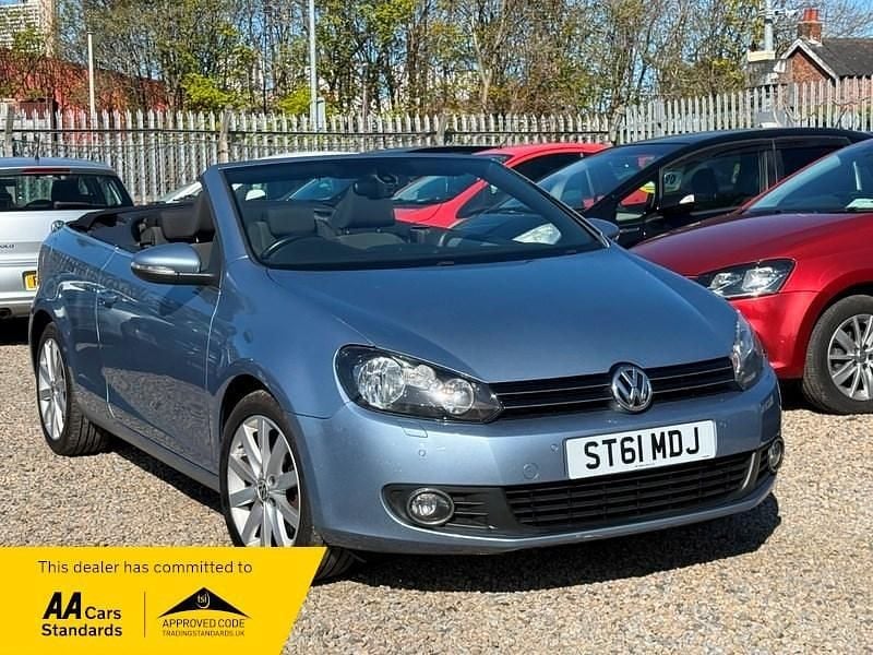 Usado VW Golf S 105 HP (77 kW) 2011 Azul Cabrios