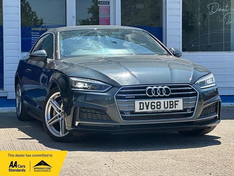 Grey Used 2018 Audi A5 S-Line Coupe | £16,400 (Fair price) - Image 1/4