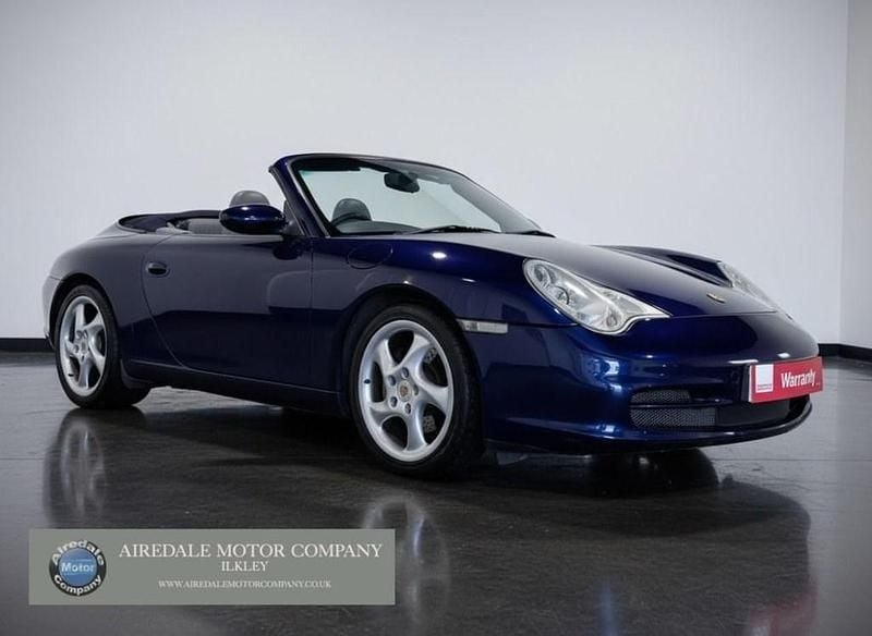 Used Porsche 911 320 HP (235 kW) 2002 Blue Cabriolet