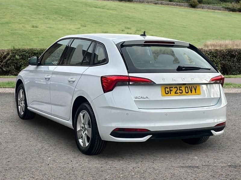 Used Skoda Scala SE 116 HP (85 kW) 2025 White Hatchback