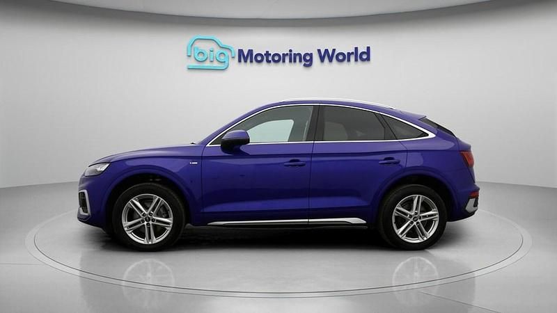 Used Audi Q5 Sportback S-Line 265 HP (194 kW) 2021 Blue SUV