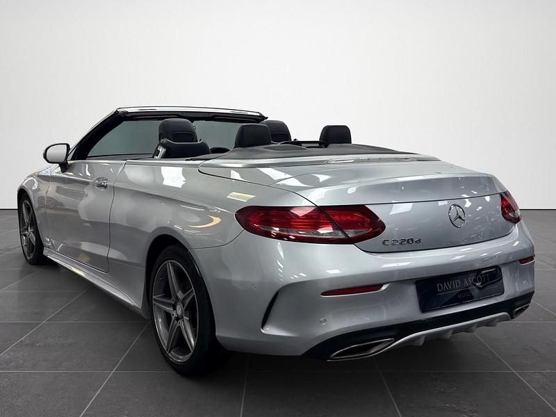 Used Mercedes C220 AMG line 2017 Silver Cabriolet