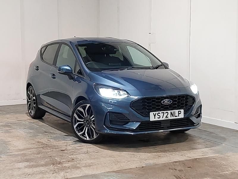 Used Ford Fiesta ST-Line X 100 HP (73 kW) 2023 Blue Hatchback
