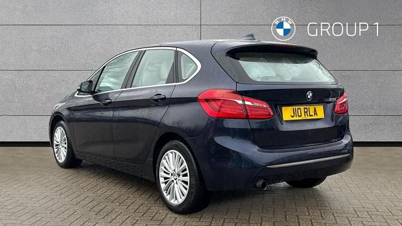 Used BMW 218 Active Tourer Luxury Line 134 HP (98 kW) 2017 Blue MPV