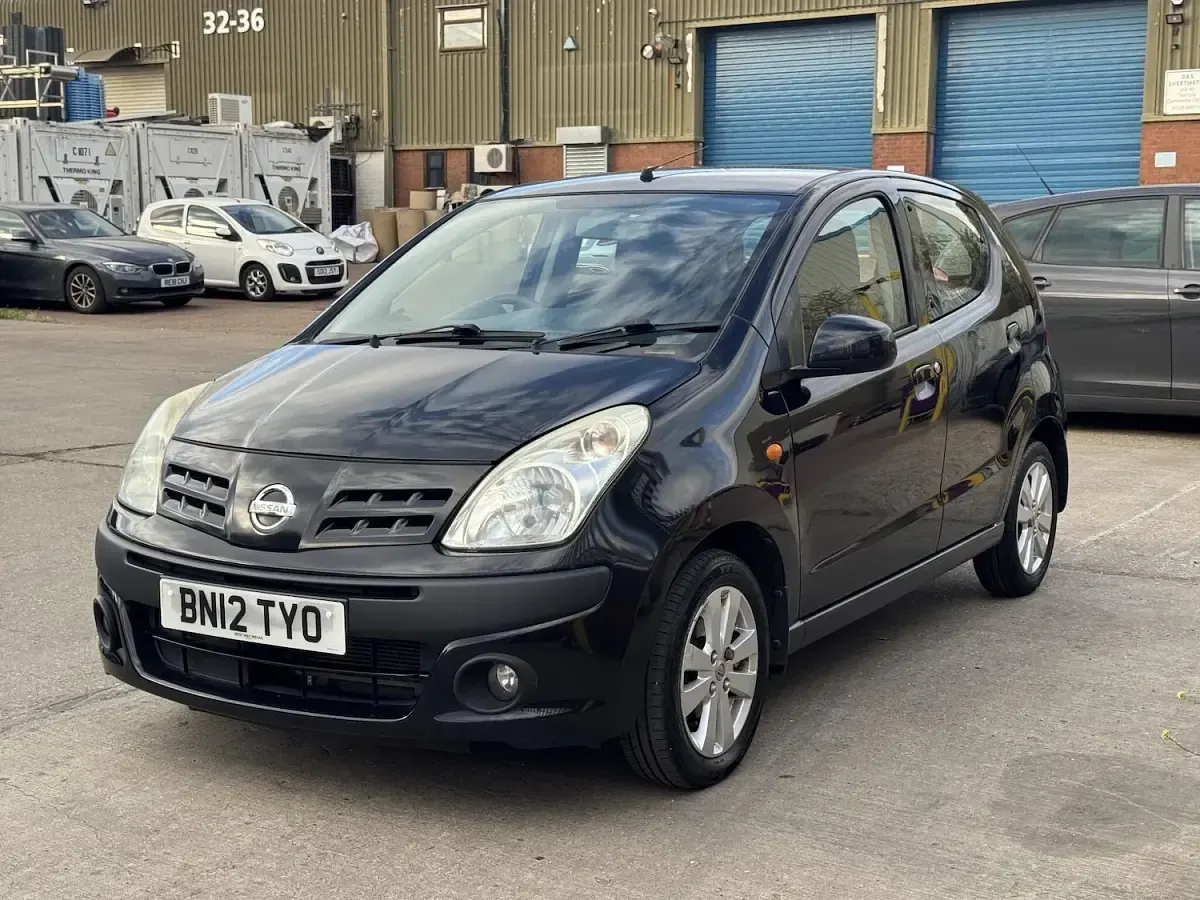 Used Nissan Pixo N-TEC 68 HP (50 kW) 2012 Black Hatchback