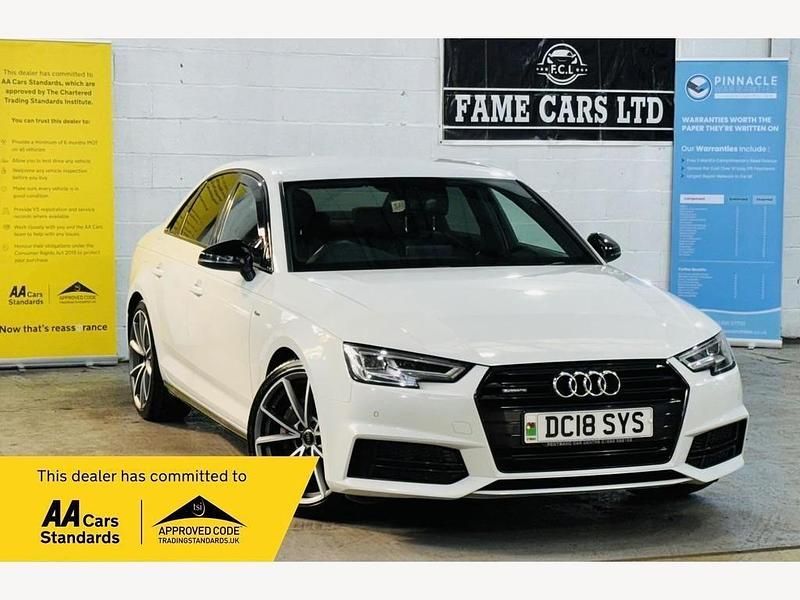 White Used 2018 Audi A4 Black Edition Sedan | £9,000 (Fair price) - Image 1/4