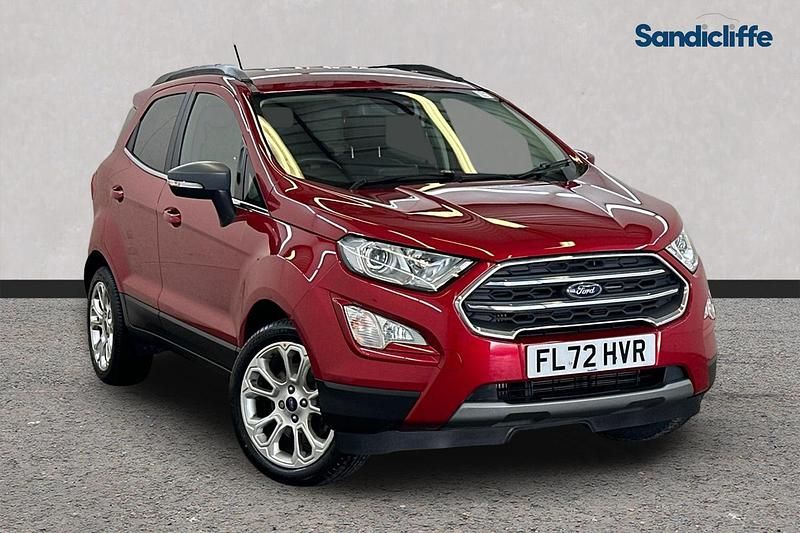 Used Ford Ecosport Titanium 125 HP (91 kW) 2022 Red SUV