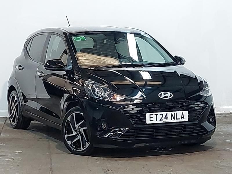 Black Used 2024 Hyundai i10 Premium Hatchback | £15,698 (Fair price) - Image 1/4