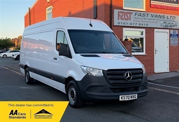 White Used 2021 Mercedes Sprinter Progressive Van | £17,939 (Expensive) - Image 1/1