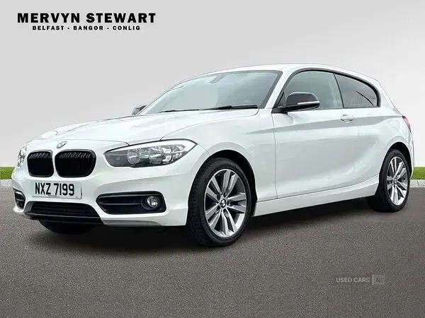 Used BMW 118 Sport Line 2019 White Hatchback