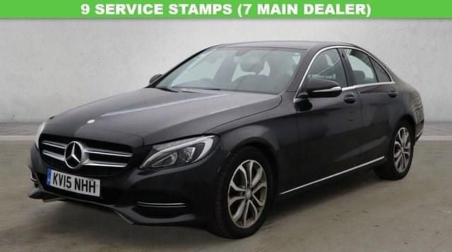 Used Mercedes C220 170 HP (125 kW) 2015 Black Sedan