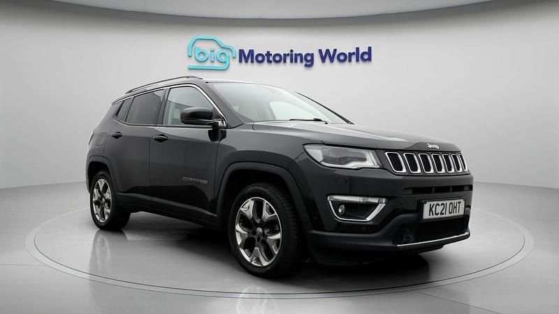 Black Used 2021 Jeep Compass Limited SUV | £12,600 (Fair price) - Image 1/4