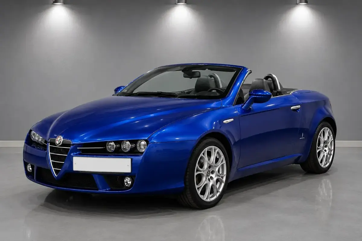 Used Alfa Romeo Spider 185 HP (136 kW) 2007 Blue Cabriolet