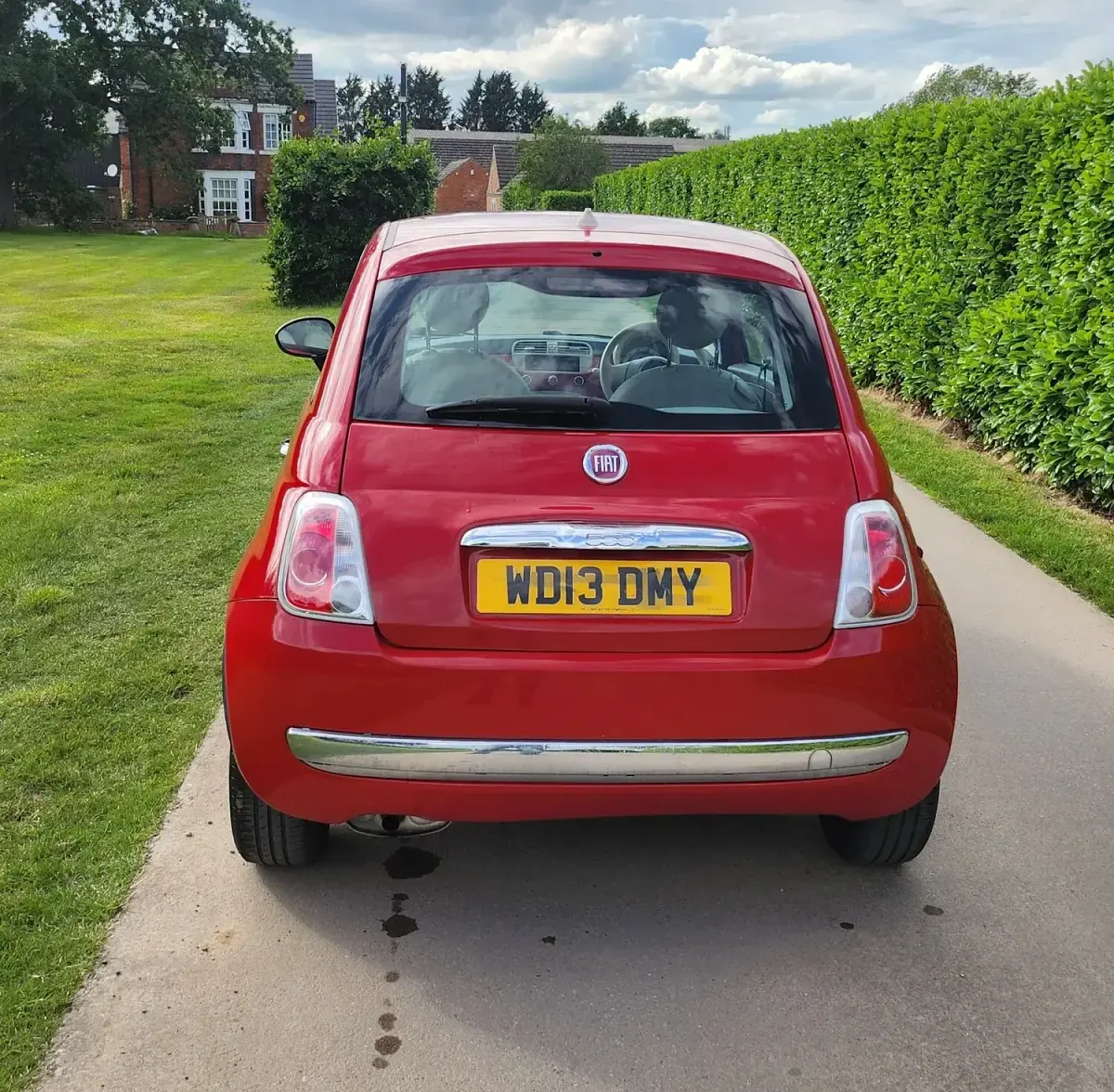 Used Fiat 500 69 HP (50 kW) 2013 Red Hatchback
