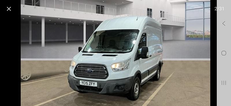 Used Ford Transit 125 HP (91 kW) 2015 White Van