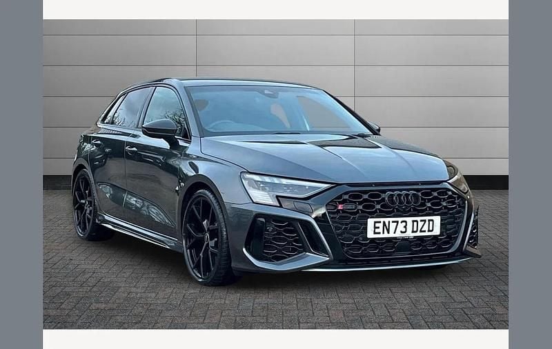 Grey Used 2024 Audi RS3 Advanced Sedan | £49,550 (Good price) - Image 1/3