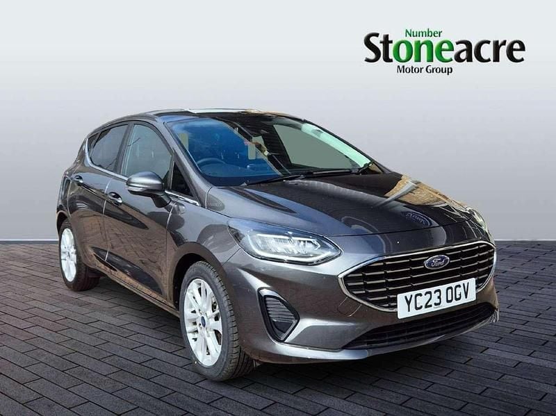 Grey Used 2023 Ford Fiesta Titanium Hatchback | £13,495 (Fair price) - Image 1/4