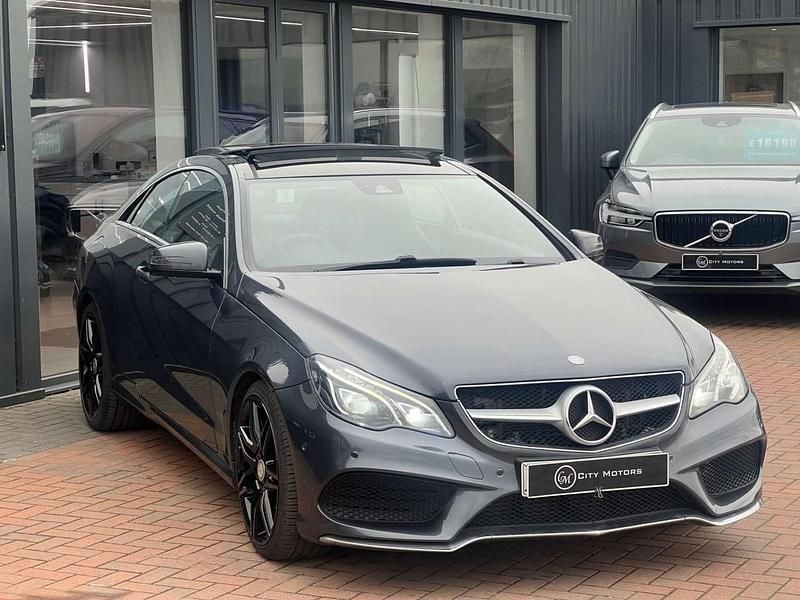 Used Mercedes E220 AMG line 2015 Grey Coupe