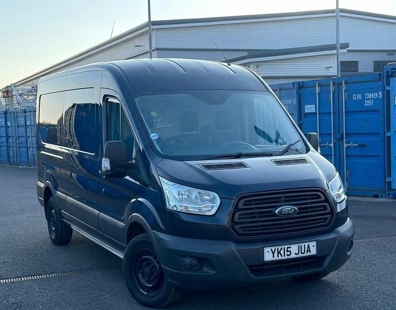 Used Ford Transit 125 HP (91 kW) 2015 Blue Van