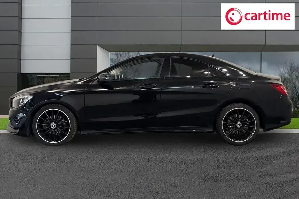 Used Mercedes CLA200 AMG line 156 HP (114 kW) 2019 Black Sedan