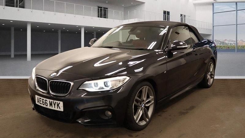 Black Used 2016 BMW 220 M Sport Cabriolet | £11,499 (Fair price) - Image 1/4
