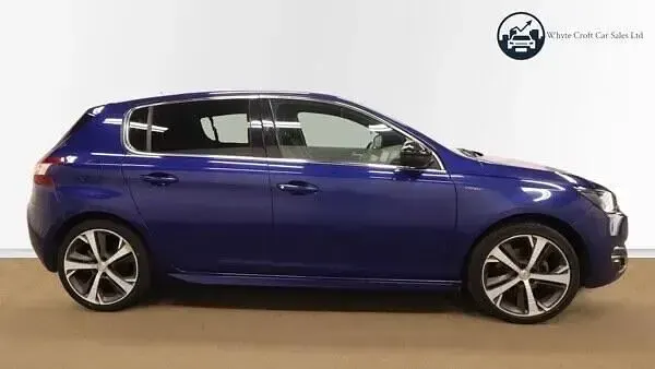 Used Peugeot 308 GT-line 2017 Blue Hatchback