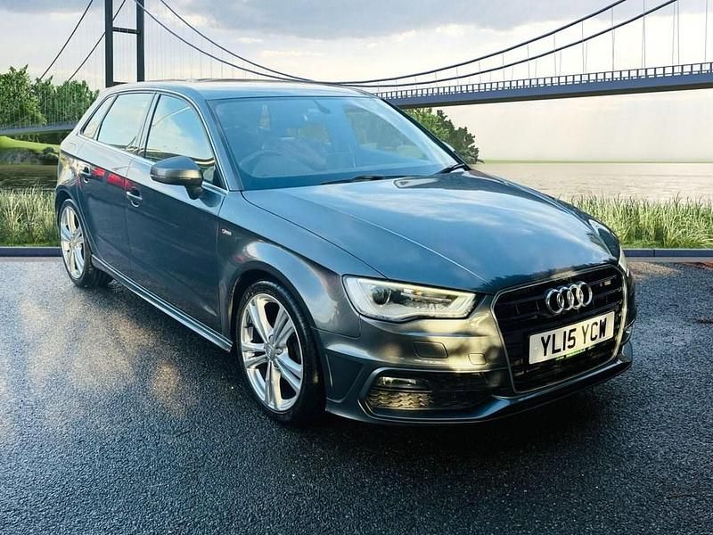 Grey Used 2015 Audi A3 Sportback S-Line Hatchback | £9,690 (Fair price) - Image 1/3