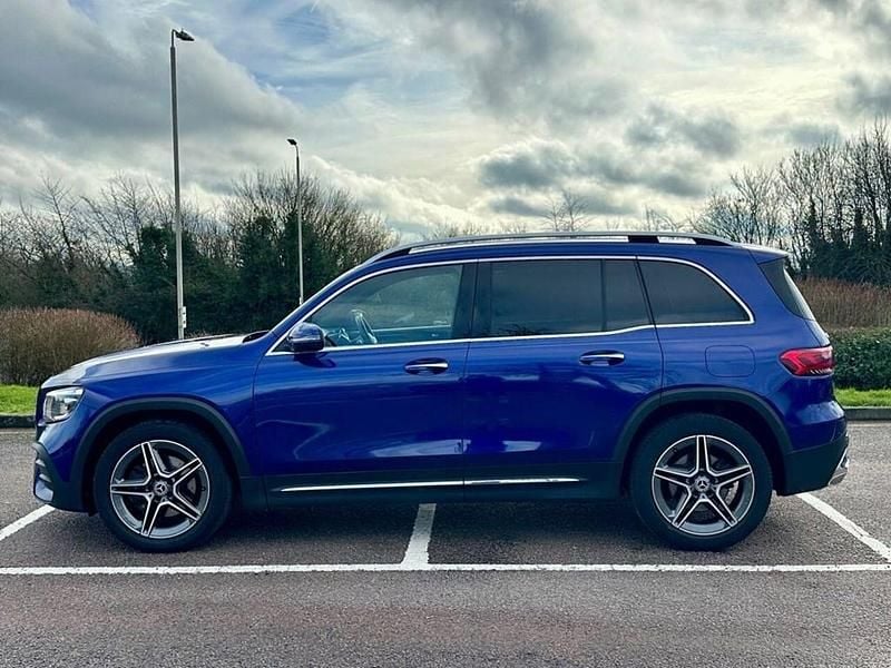 Used Mercedes GLB200 AMG line 163 HP (119 kW) 2022 Blue SUV