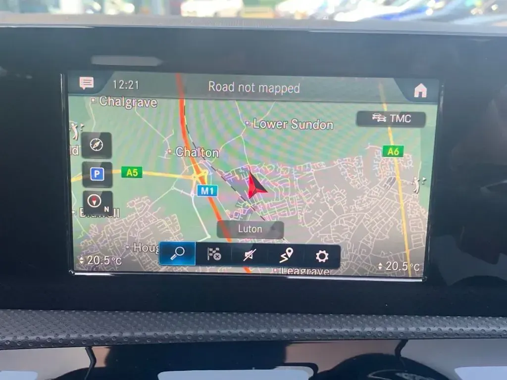 Used Mercedes A180 AMG line 116 HP (85 kW) 2019 Black Sedan