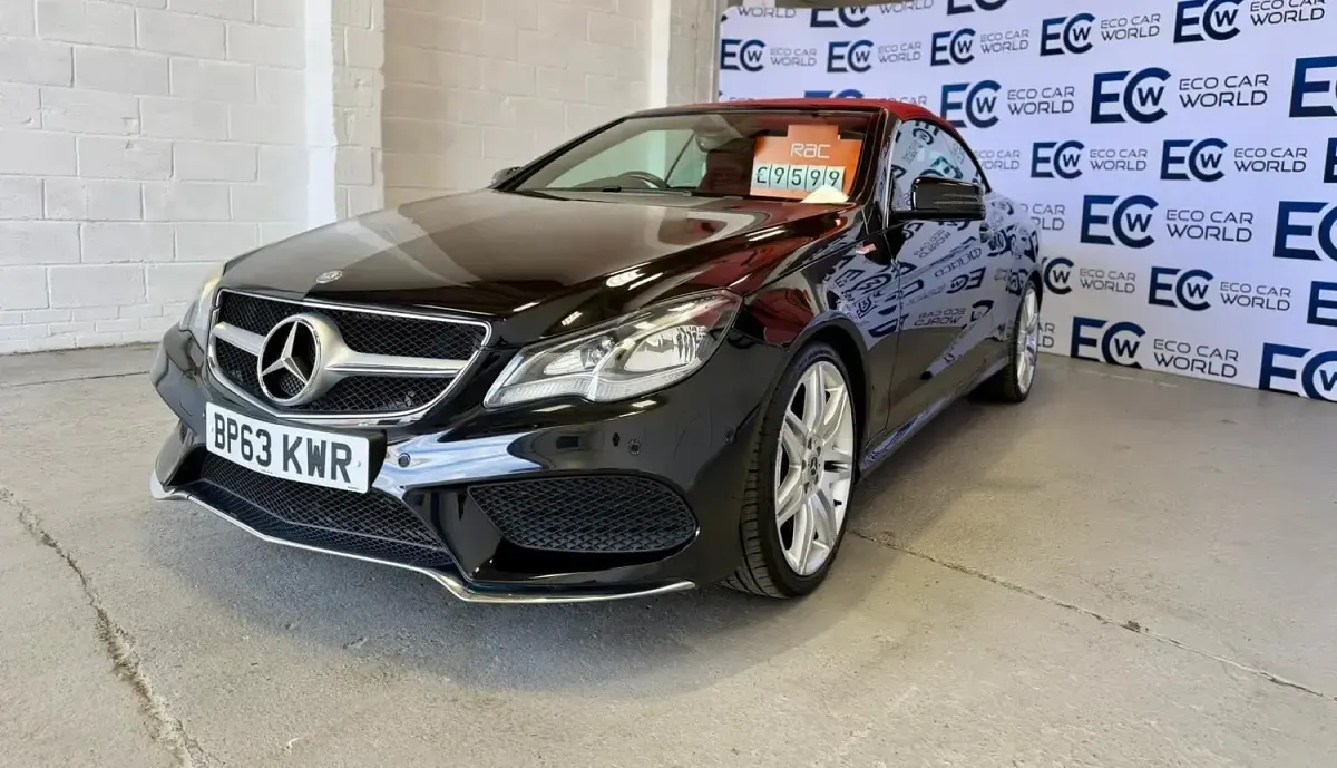 Used Mercedes E220 AMG 2014 Black Cabriolet