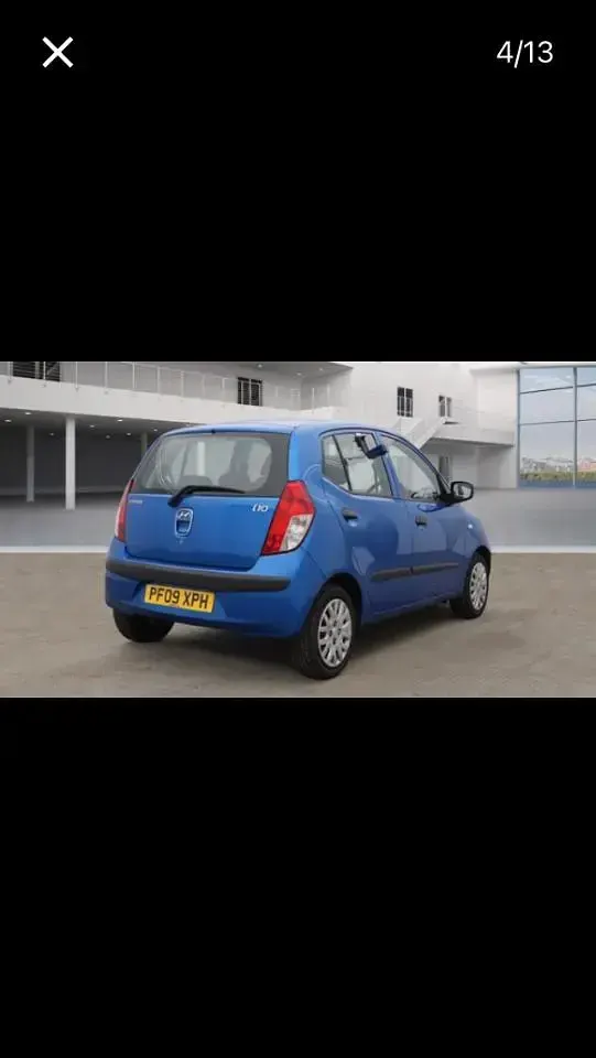 Used Hyundai i10 Classic 77 HP (56 kW) 2009 Blue Hatchback