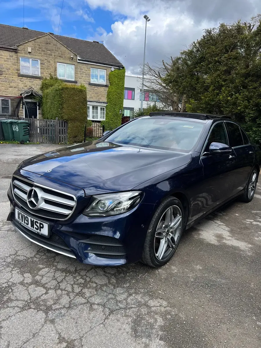 Used Mercedes E300 AMG Line Premium Plus 2019 Blue Sedan