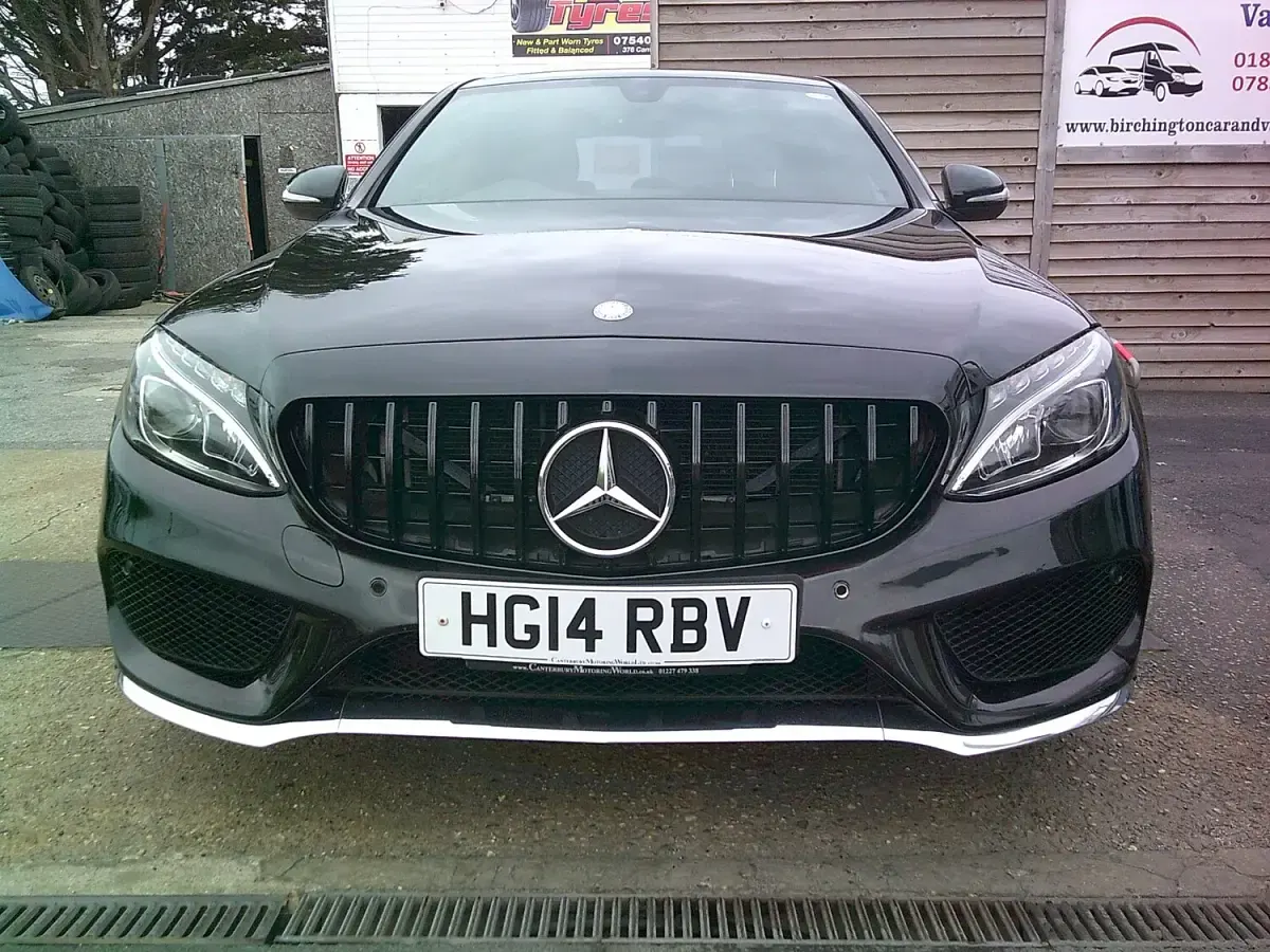 Used Mercedes C220 AMG line 170 HP (125 kW) 2014 Black Sedan