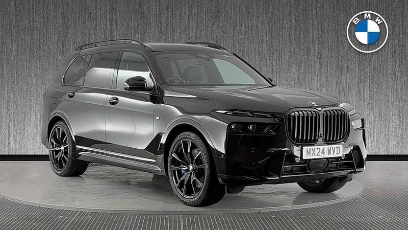 Black Used 2024 BMW X7 M Sport SUV | £62,999 (Good price) - Image 1/3