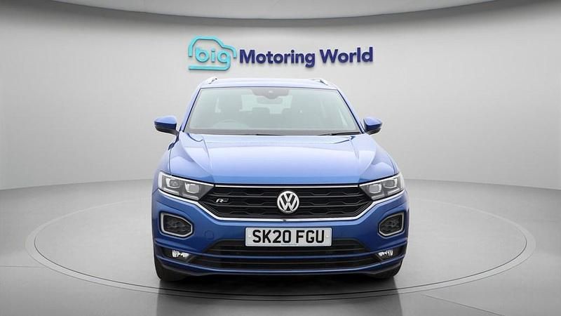 Used VW T-Roc R-line 150 HP (110 kW) 2020 Blue SUV