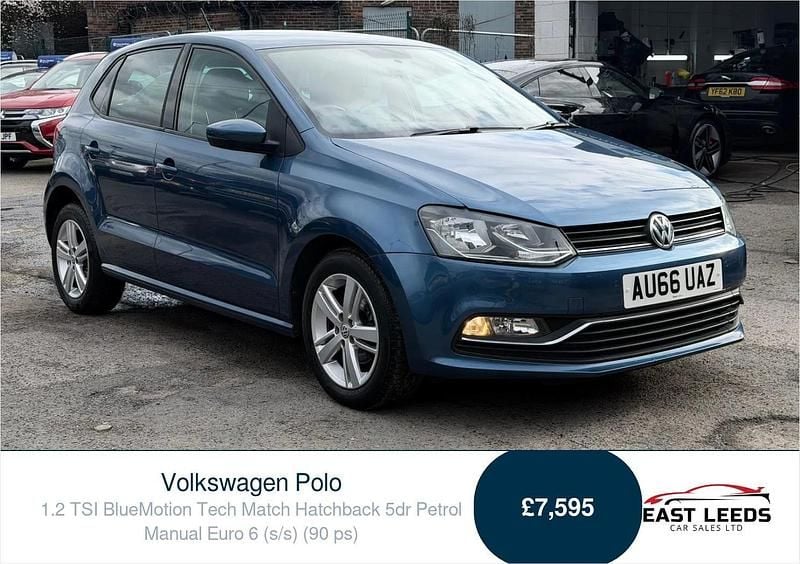 Used VW Polo Match 2016 Blue Hatchback