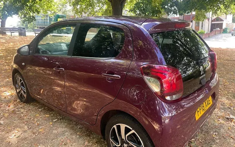Used Peugeot 108 Allure 82 HP (60 kW) 2018 Mauve/purple Hatchback