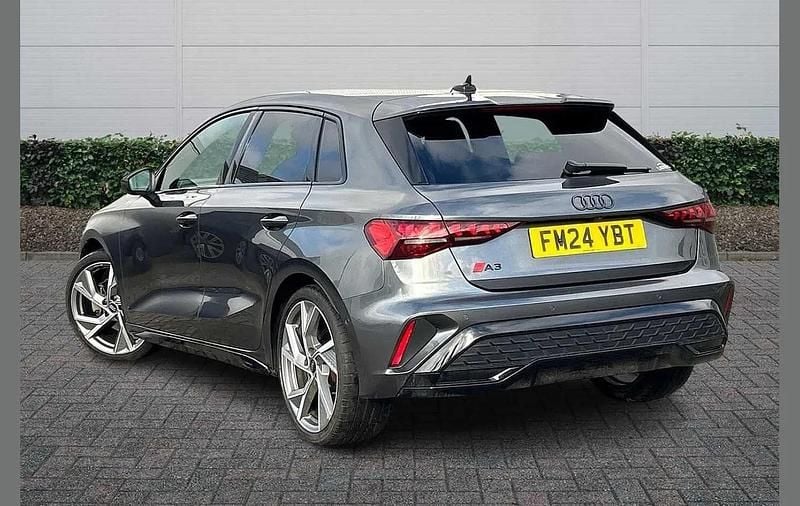 Used Audi A3 Black Edition 150 HP (110 kW) 2024 Daytona grey pearl effect Hatchback