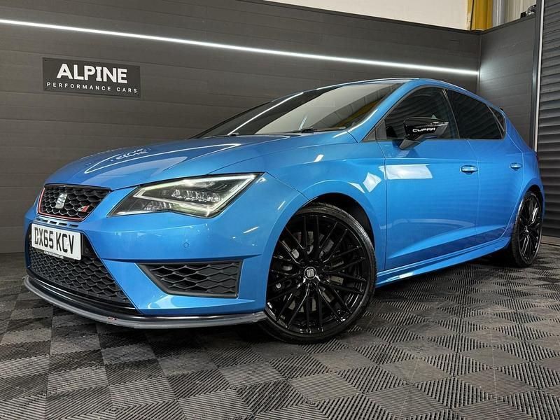 Used Seat Leon CUPRA 190 HP (139 kW) 2015 Blue Hatchback