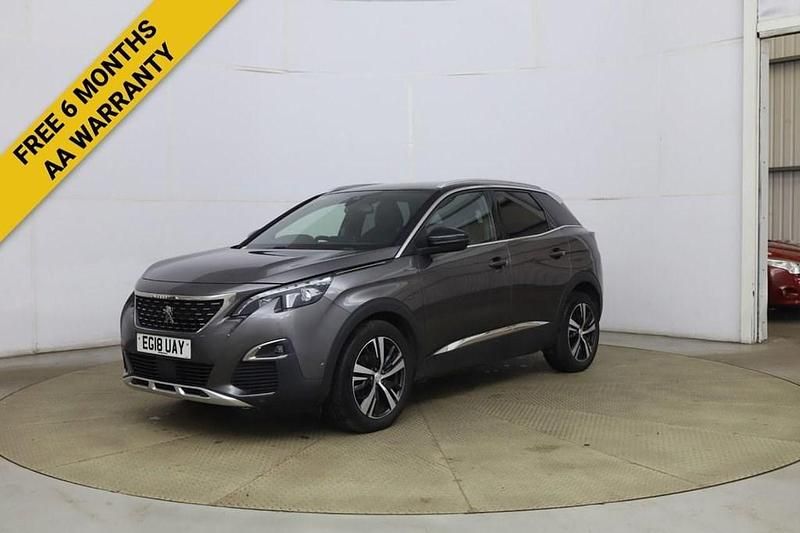 Used Peugeot 3008 GT-line 130 HP (95 kW) 2018 Grey SUV