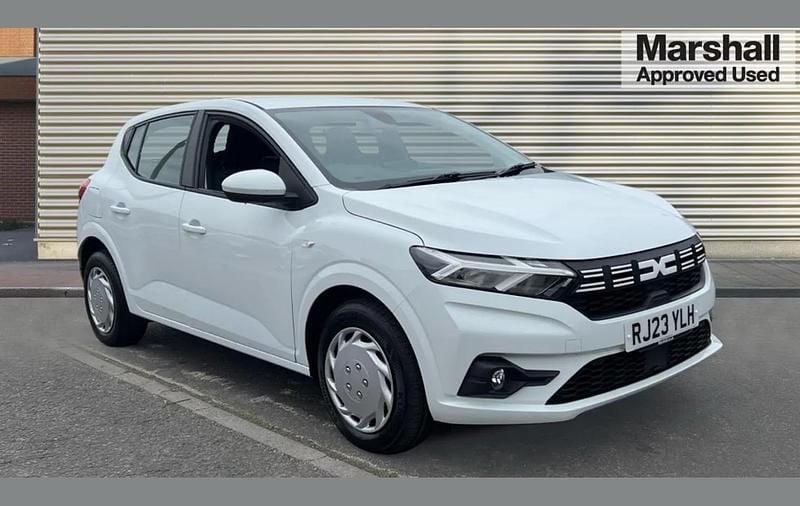 White Used 2023 Dacia Sandero Expression Hatchback | £10,990 (Good price) - Image 1/4