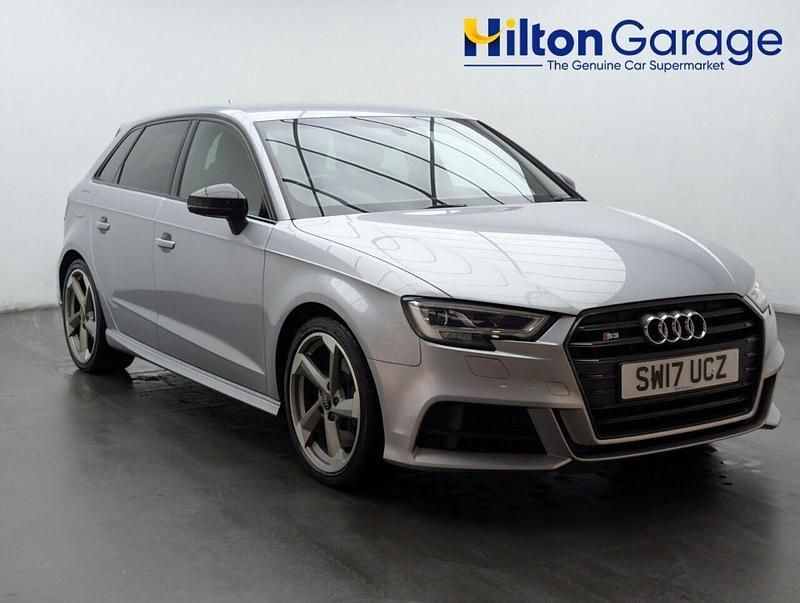 Silver Used 2017 Audi S3 Sportback Black Edition Hatchback | £18,250 (Good price) - Image 1/4