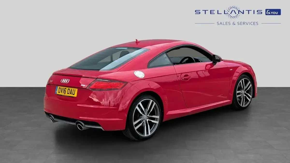 Used Audi TT S-Line 181 HP (133 kW) 2016 Red Coupe