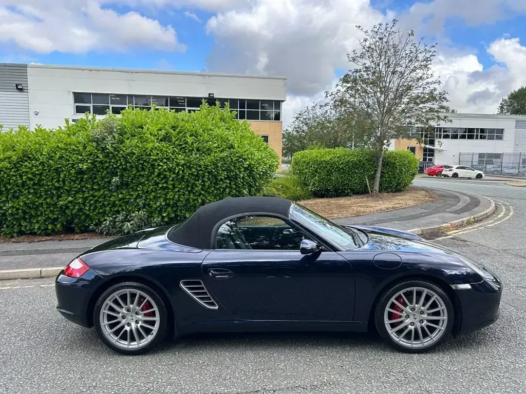 Used Porsche Boxster 280 HP (205 kW) 2005 Blue Cabriolet