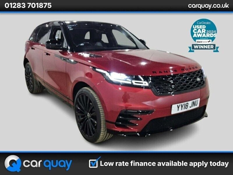 Red Used 2018 Land Rover Range Rover Velar R-Dynamic SUV | £23,995 (Fair price) - Image 1/2