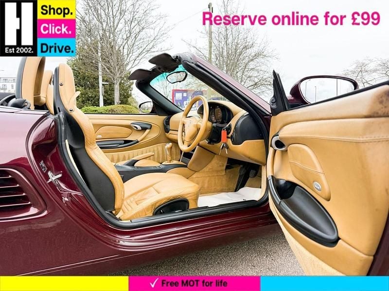 Used Porsche 986 Boxster 228 HP (167 kW) 2004 Red Cabriolet