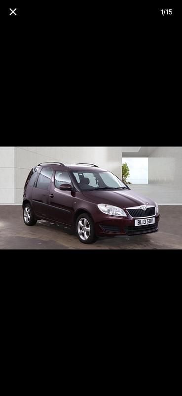 Used Skoda Roomster SE 105 HP (77 kW) 2013 Maroon MPV
